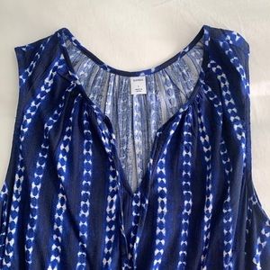 Old Navy Tie Dyed Stripe Maxi Dress with pockets - NWT